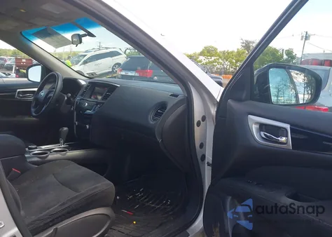 2015 Nissan Pathfinder S из США, поврежденный, VIN 5N1AR2MMXFC712215